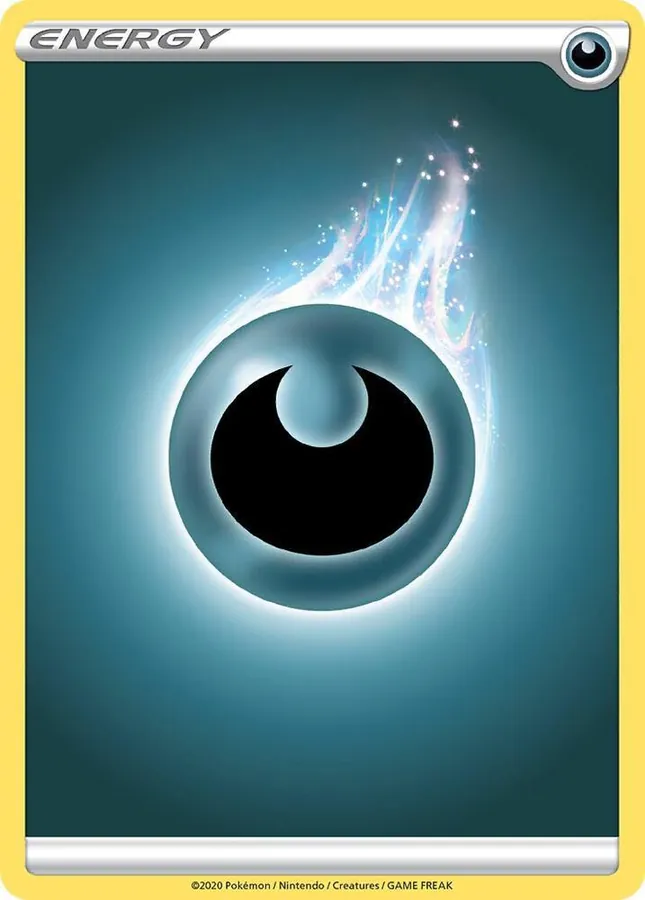 Sword & Shield Darkness Energy [Reverse Holo] Pokémon card